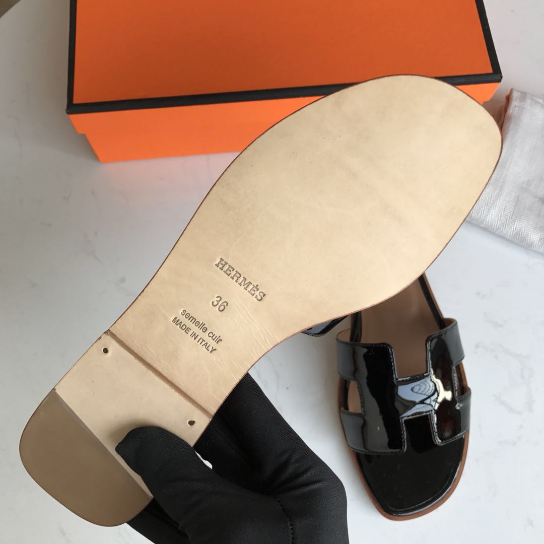 에르메스 올수공 오란 슬리퍼 샌들 페이던트 01